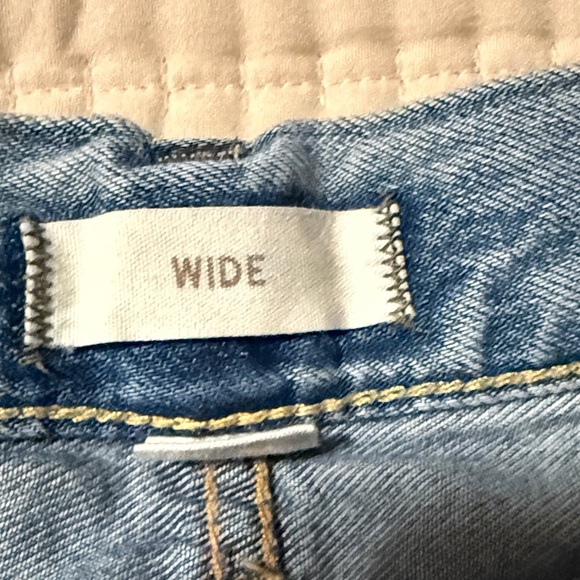 AE 77 Wide-Leg Blue Jeans - Picture 4 of 6